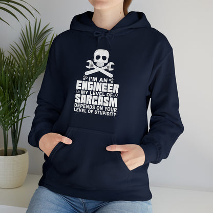 My level of sarcasm depends on you Hoodie