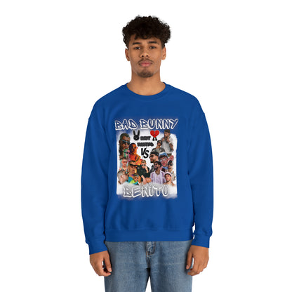 Bad Bunny vs Benito Crewneck Sweatshirt