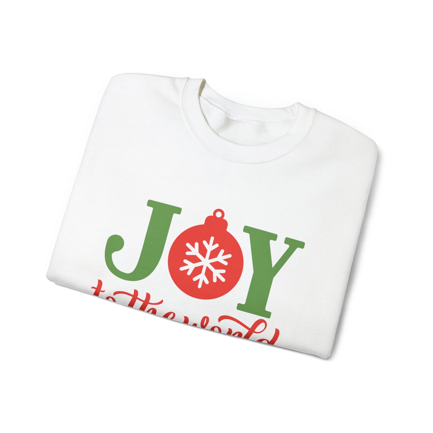 Joy To The World Christmas Crewneck Sweatshirt