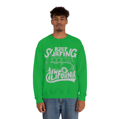 California Best Surfing Crewneck Sweatshirt