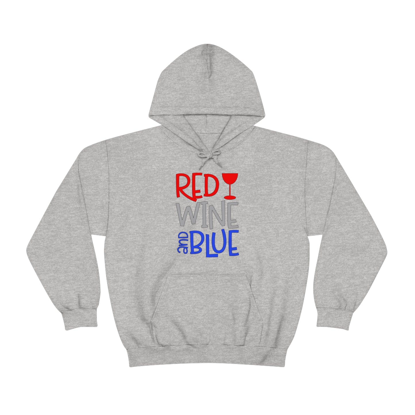 Red Wine Blue Hoodie