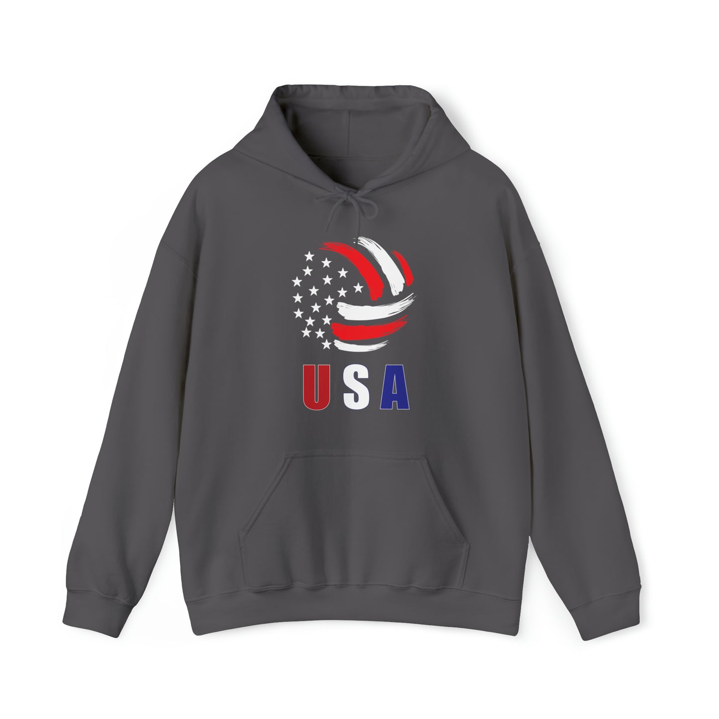 USA Volleyball Flag Hoodie