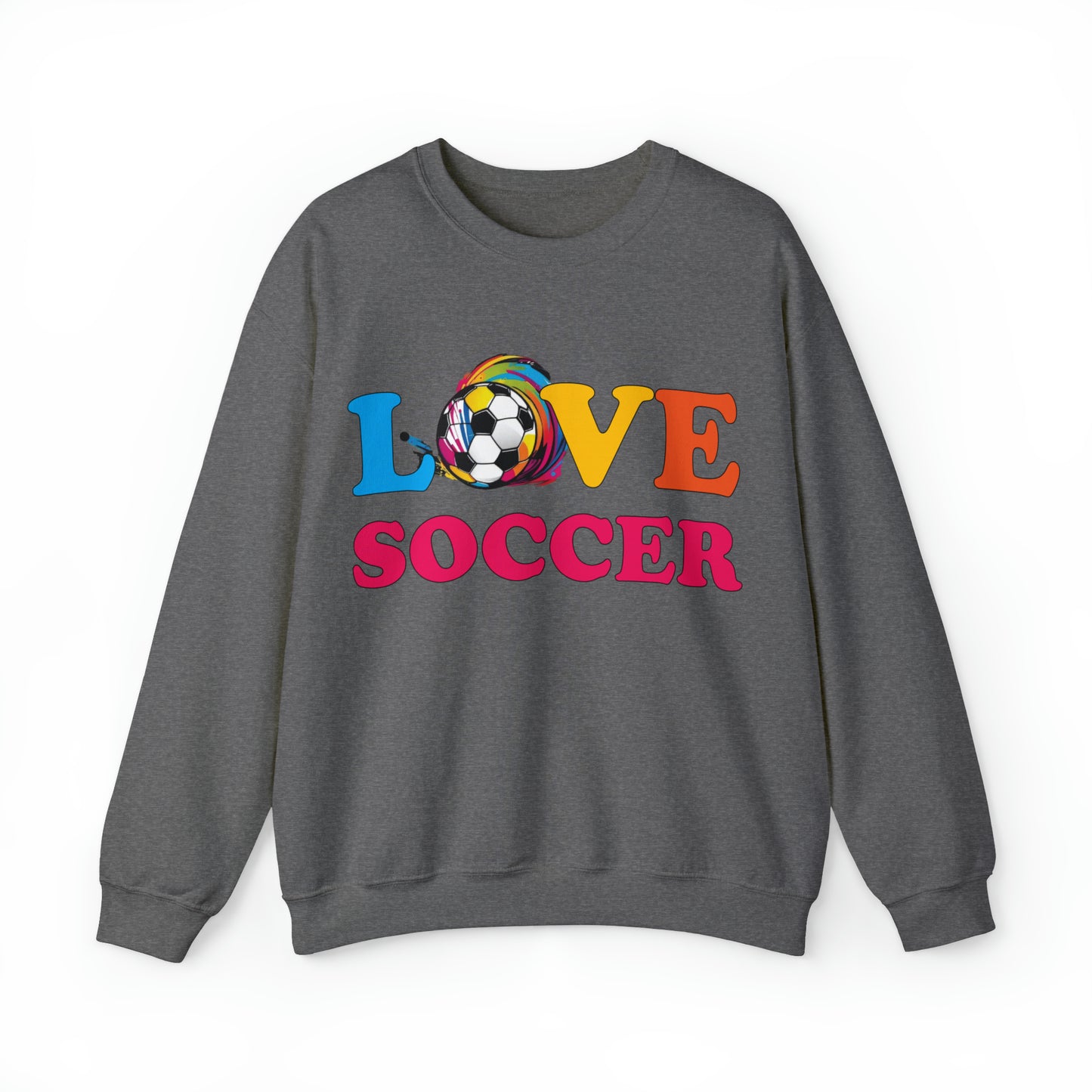 Love soccer Crewneck Sweatshirt