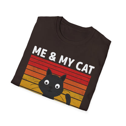 Me and my cat talk about you vintage T-Shirt