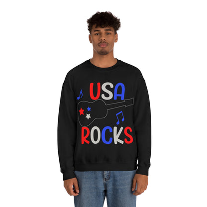 USA-Rocks Crewneck Sweatshirt