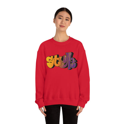 Style colorful graffiti Crewneck Sweatshirt