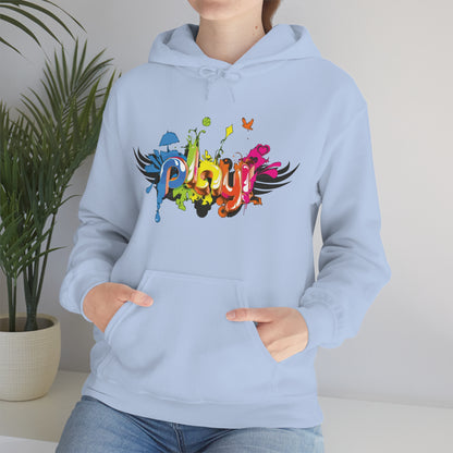 Play colorful graffiti Hoodie