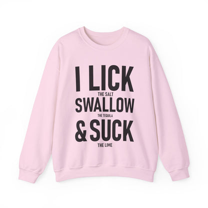 Girls love tequila Crewneck Sweatshirt