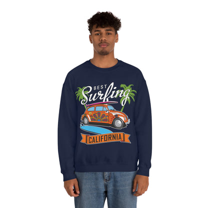 Best Surfing California Buggy Crewneck Sweatshirt