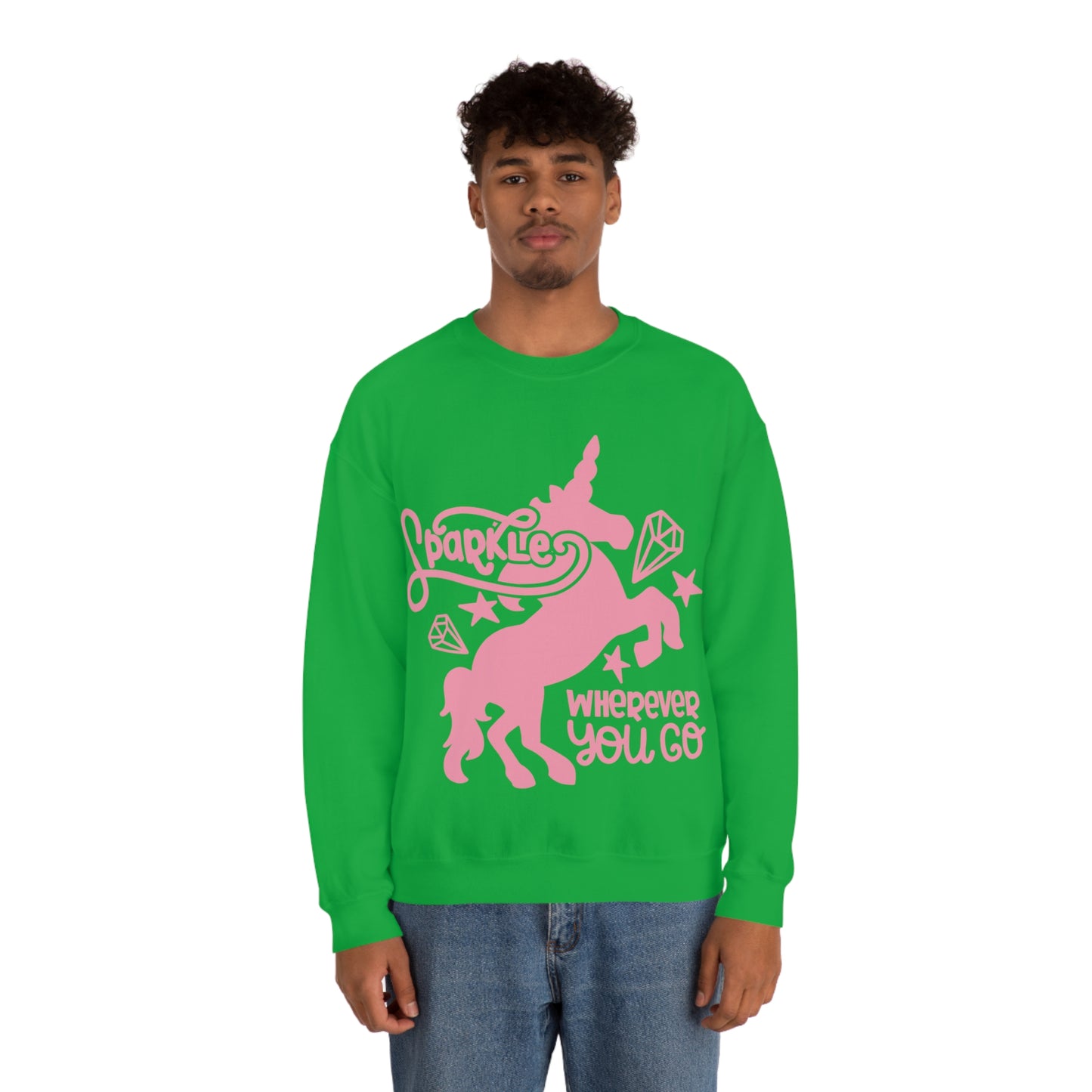 Sparkle unicorn Crewneck Sweatshirt