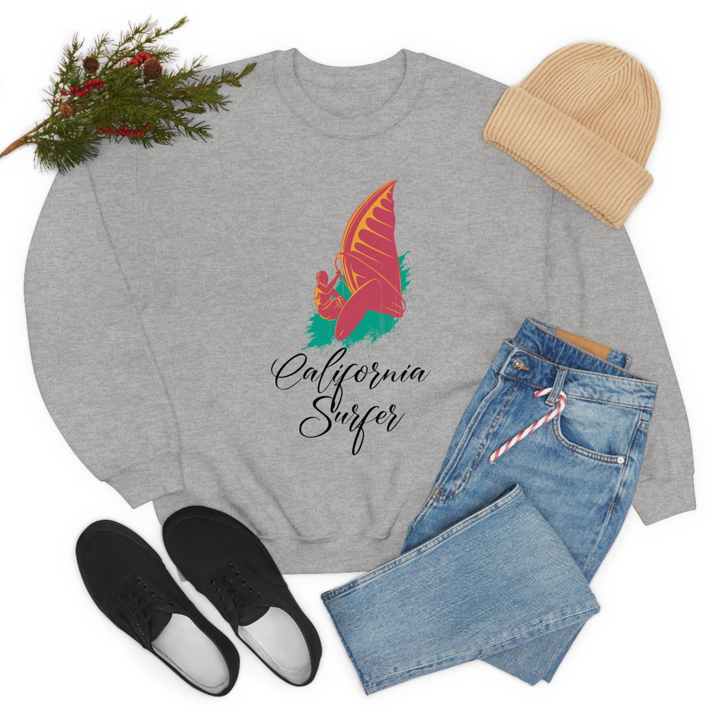 California Surfer Crewneck Sweatshirt