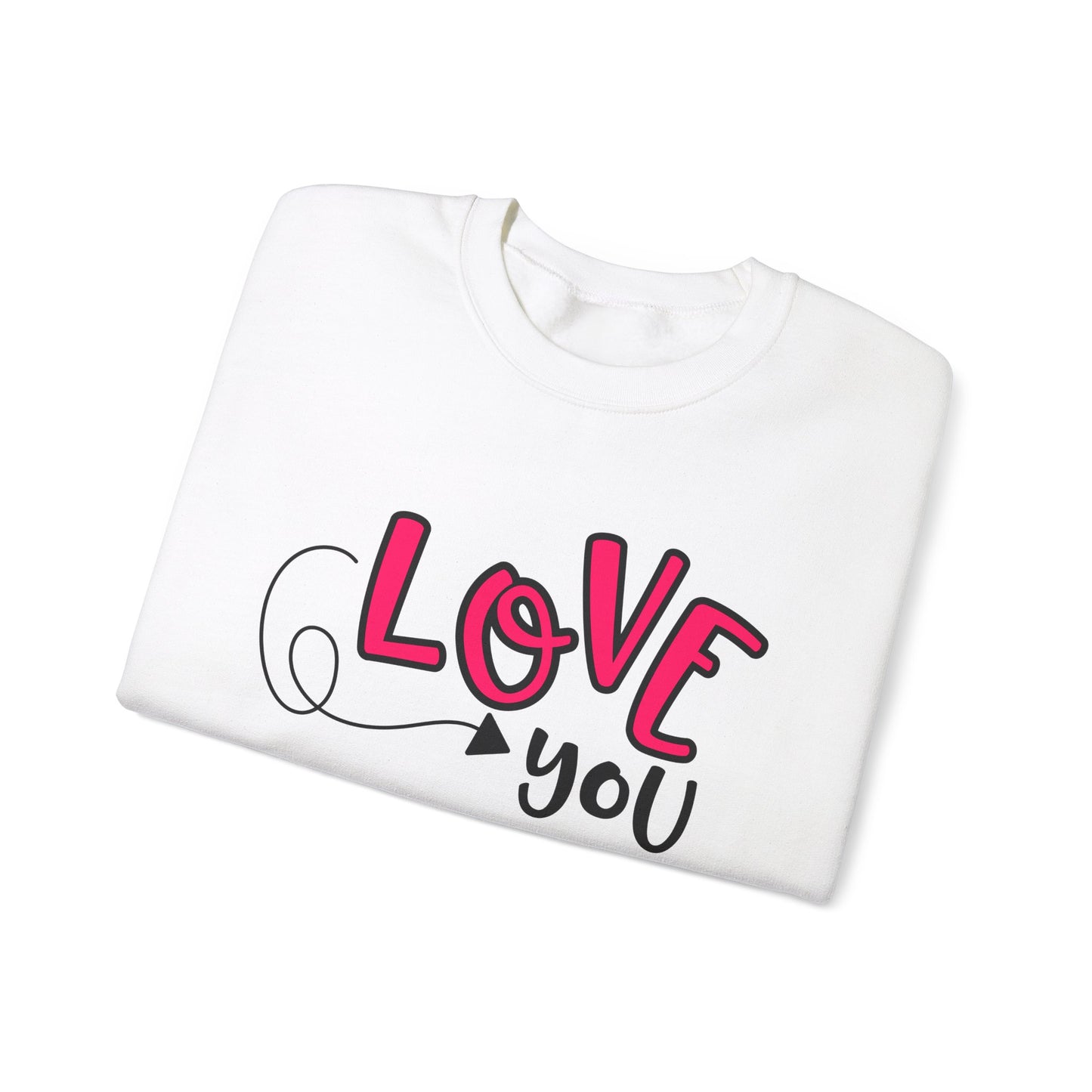 Love you arrow Crewneck Sweatshirt