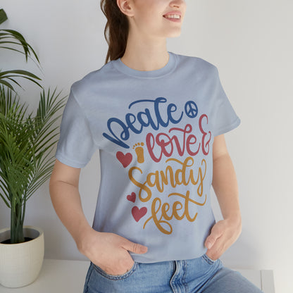 Peace_love_and_sandy_feet T-Shirt