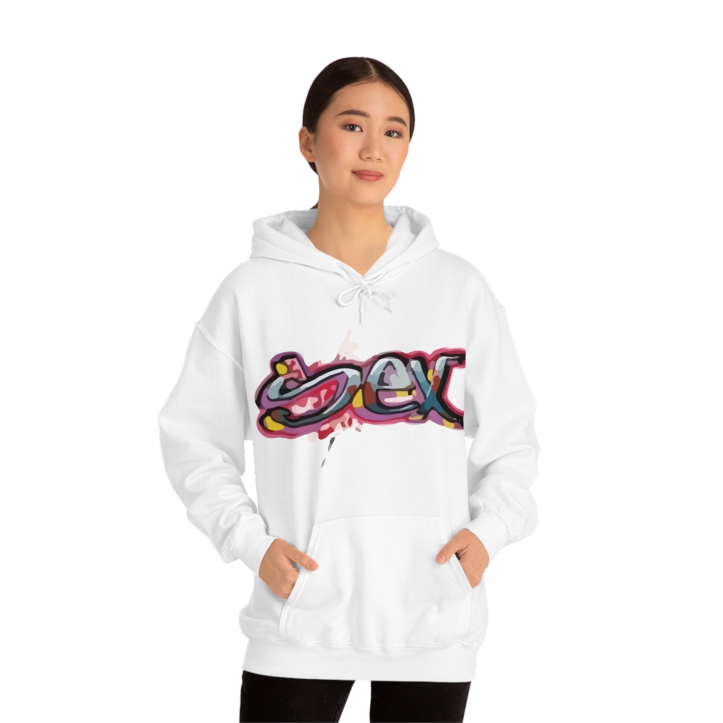 Sex colorful graffiti Hoodie