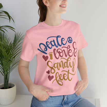 Peace_love_and_sandy_feet T-Shirt