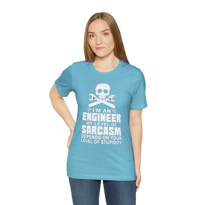 My level of sarcasm depends on you T-Shirt