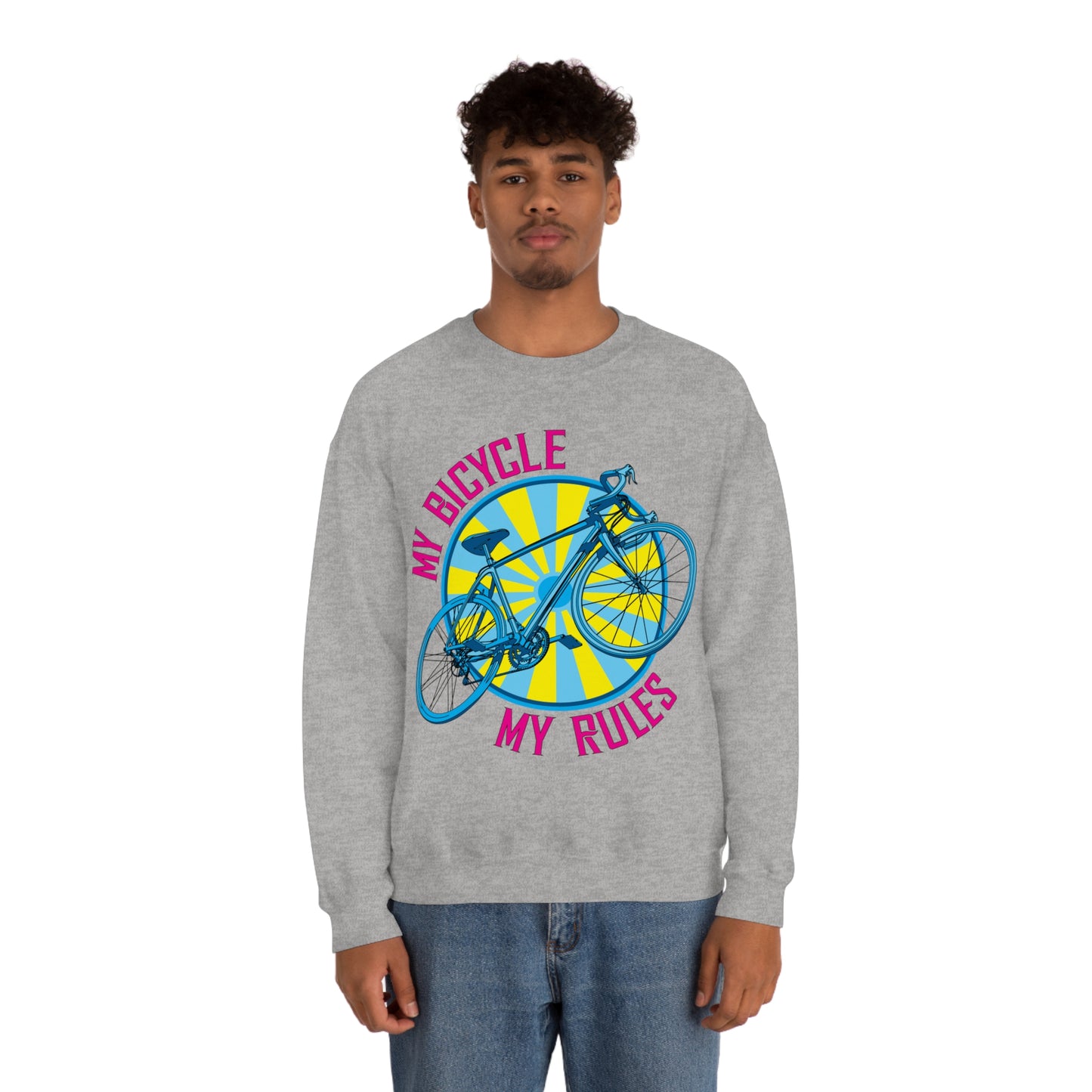 My bicycle_My rules Crewneck Sweatshirt