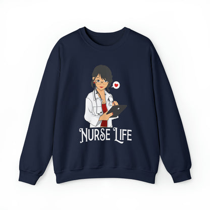 Nurse life Crewneck Sweatshirt