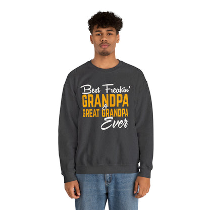 Great grandpa ever Crewneck Sweatshirt