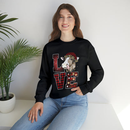 Cow love Crewneck Sweatshirt