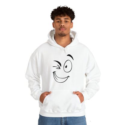 Winked eye face Hoodie