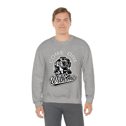 Dive with me Crewneck Sweatshirt