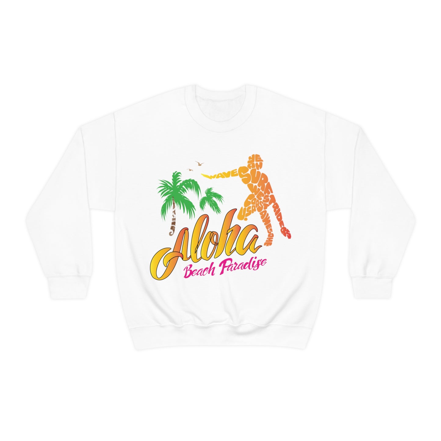 Aloha Beach Paradise Crewneck Sweatshirt