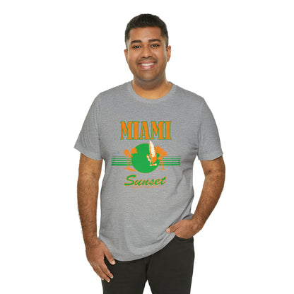 Miami Sunset Beach Paradise T-Shirt