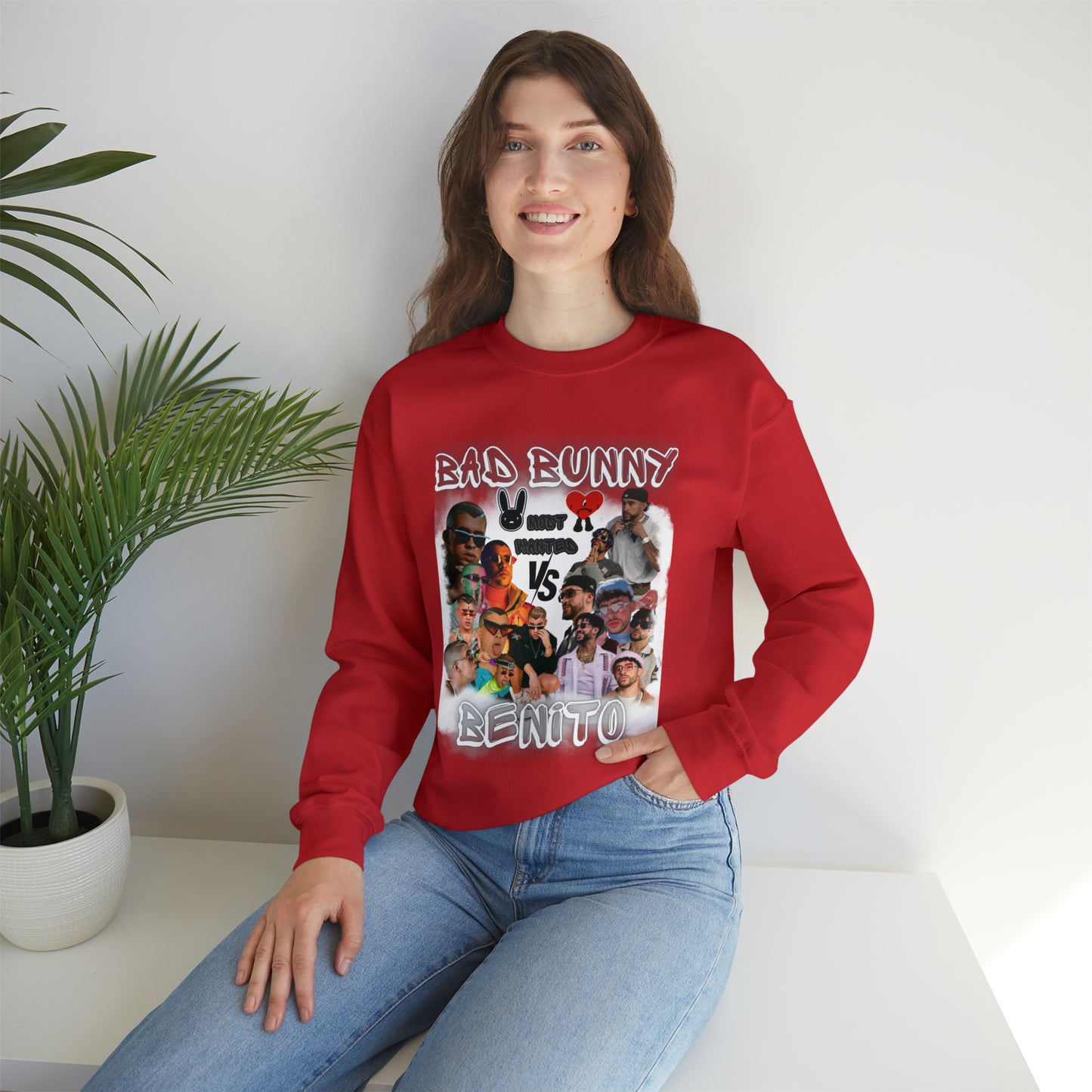 Bad Bunny vs Benito Crewneck Sweatshirt