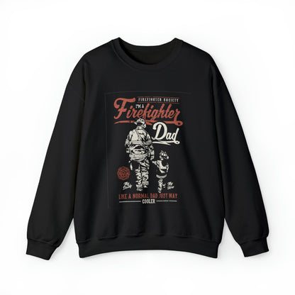 Firefighter Dad Crewneck Sweatshirt