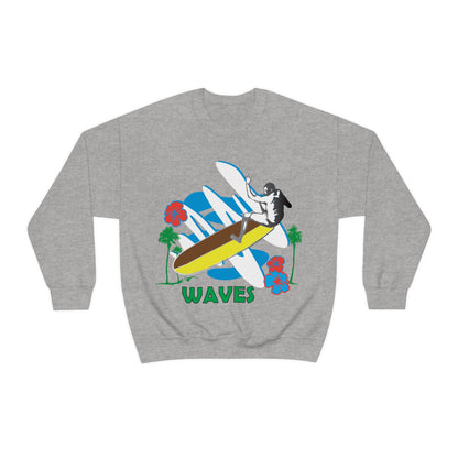 Wave Catching Crewneck Sweatshirt