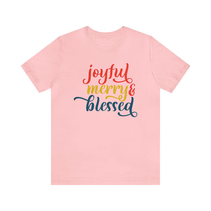 Joyful-Merry-blessed Christmas T-Shirt