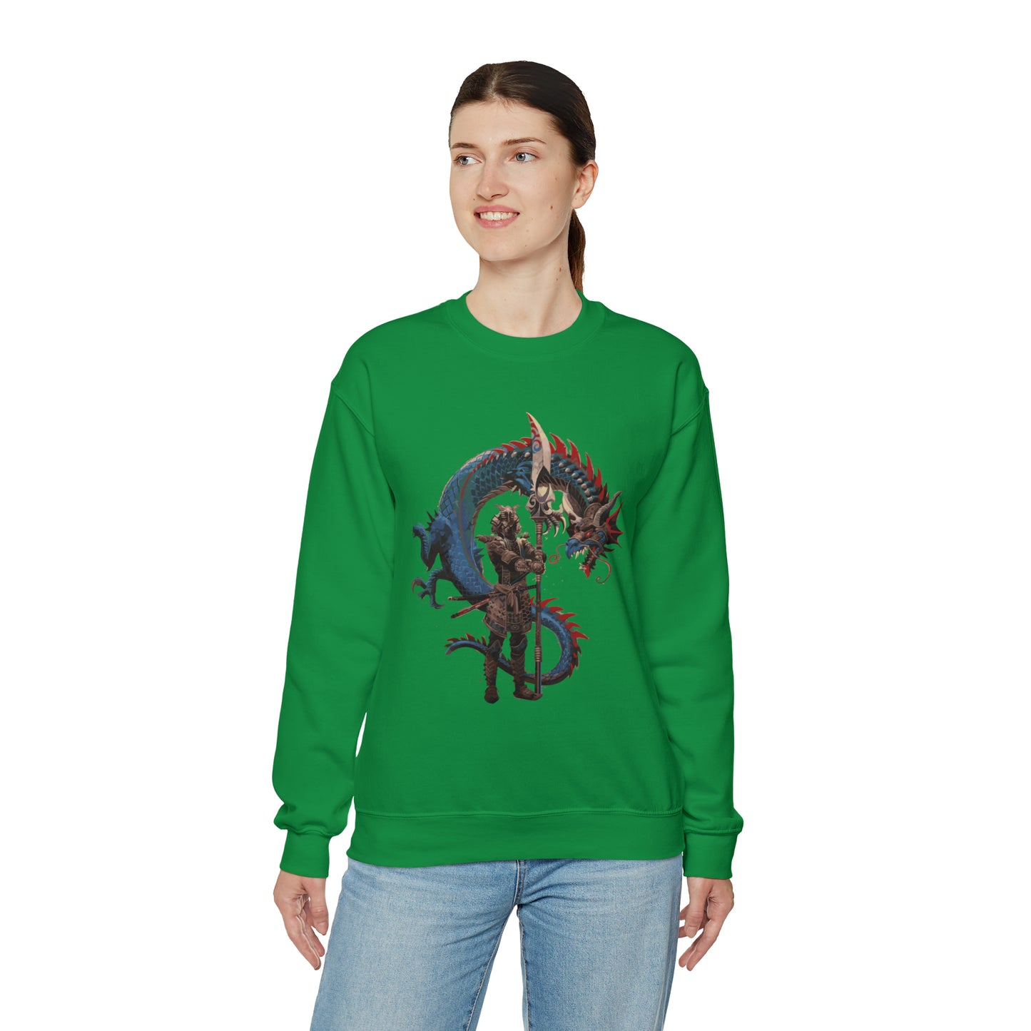 Colorful dragon guardian Crewneck Sweatshirt