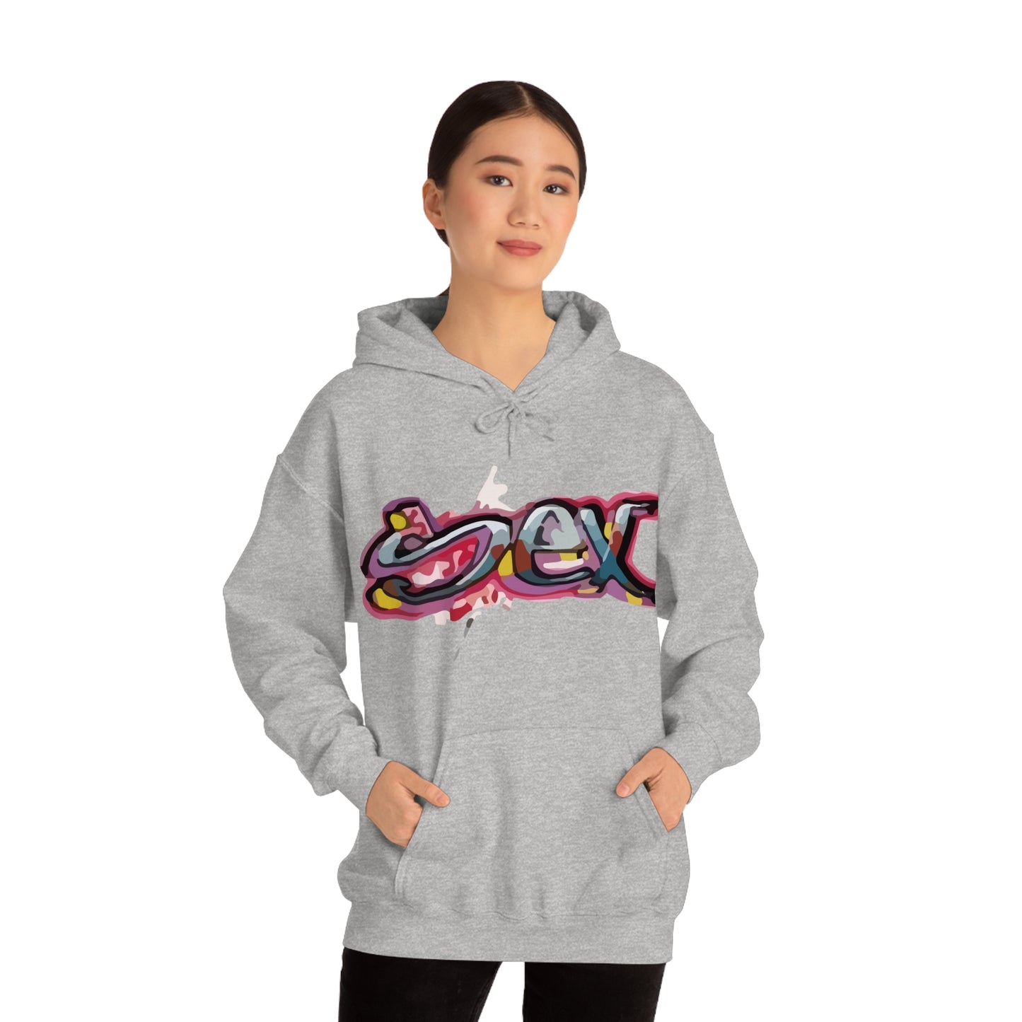 Sex colorful graffiti Hoodie