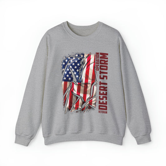 Operation desert storm Veteran Crewneck Sweatshirt