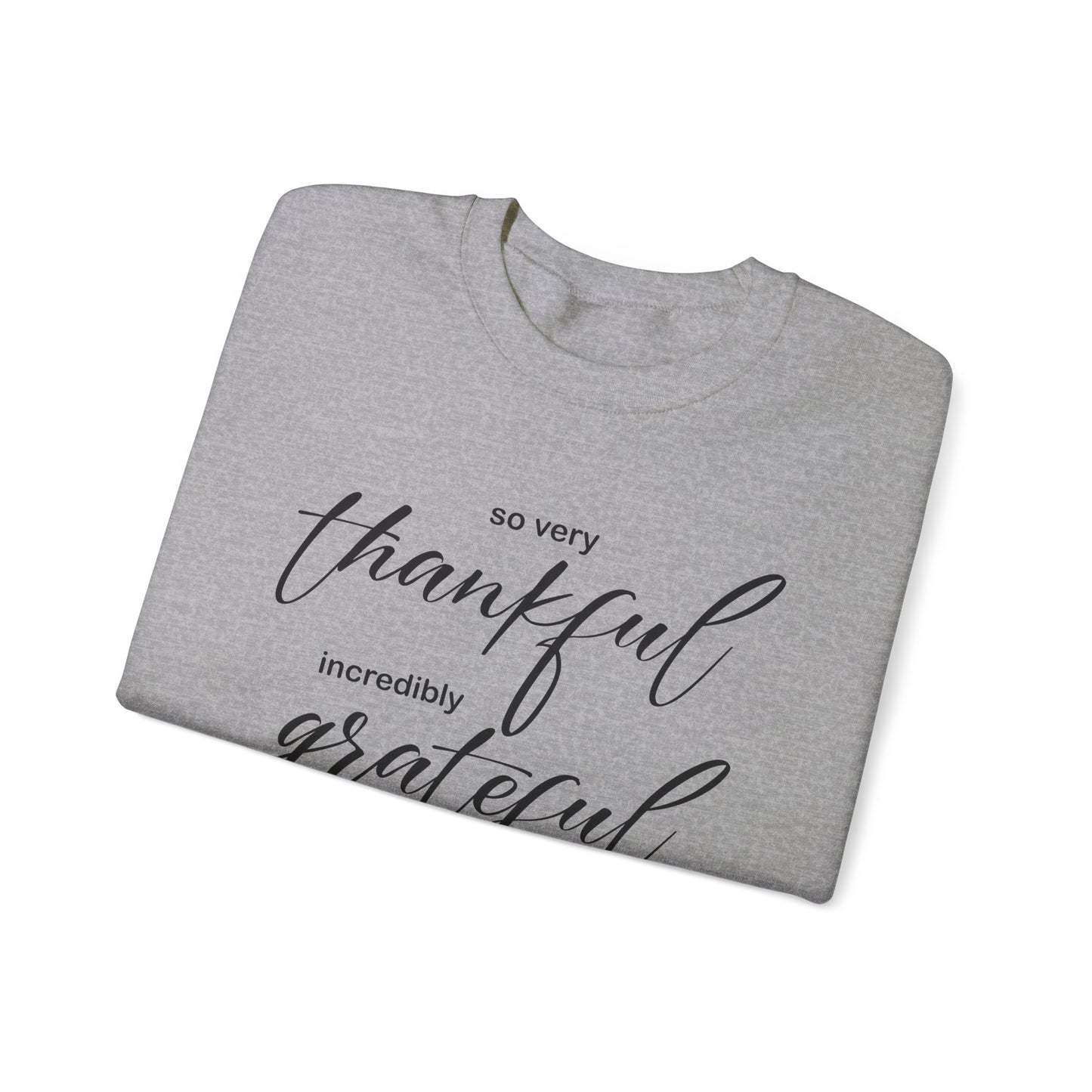 Thankful-Grateful-blessed Crewneck Sweatshirt