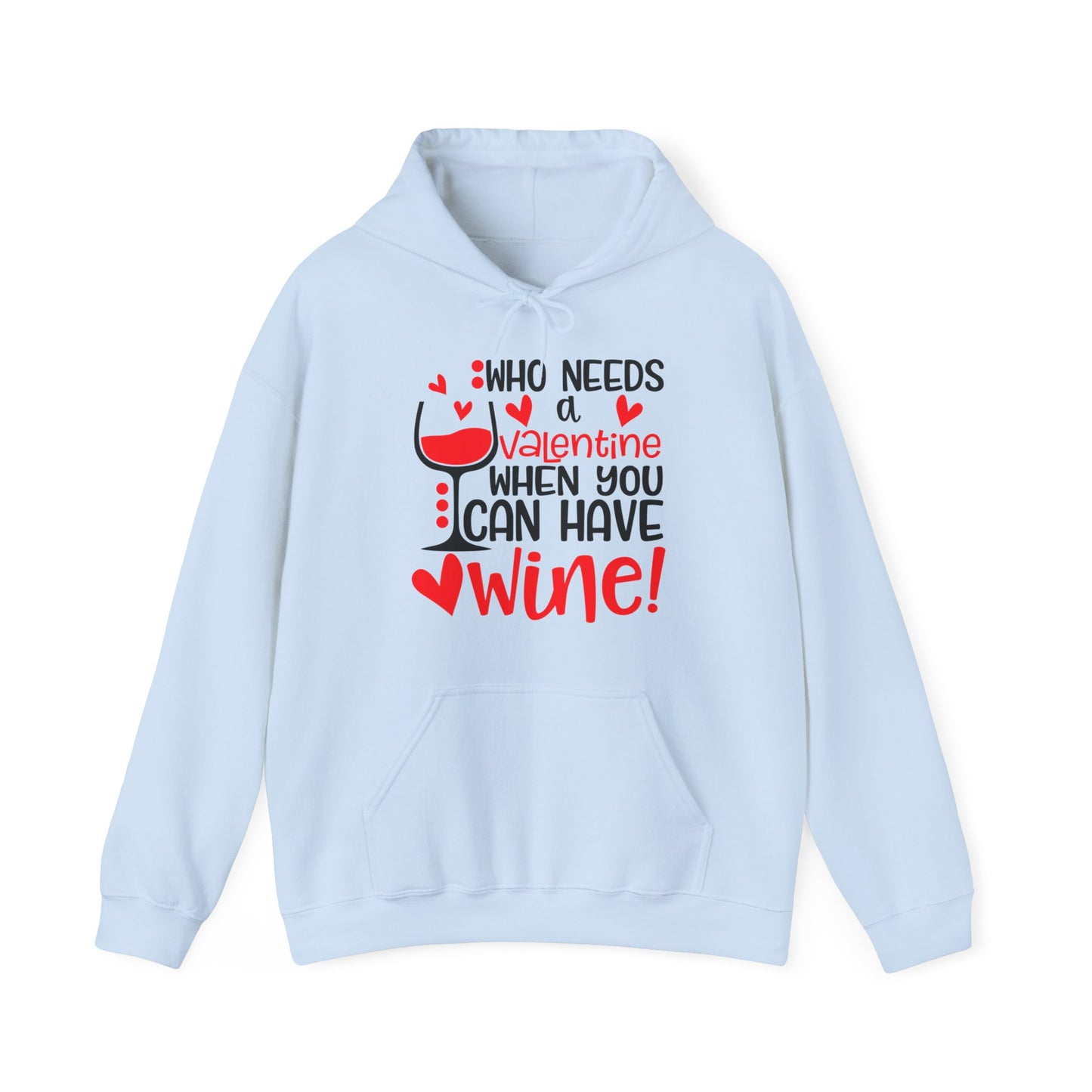 Valentine vs Wine Hoodie