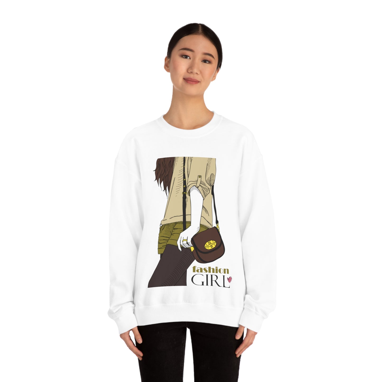 Fashion girl Crewneck Sweatshirt