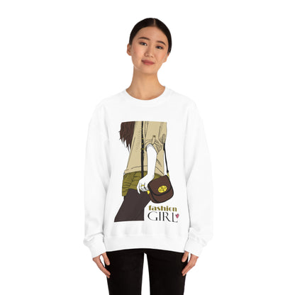 Fashion girl Crewneck Sweatshirt