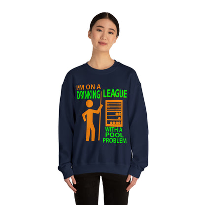 DRINKING POOL LEAGUE Crewneck Sweatshirt