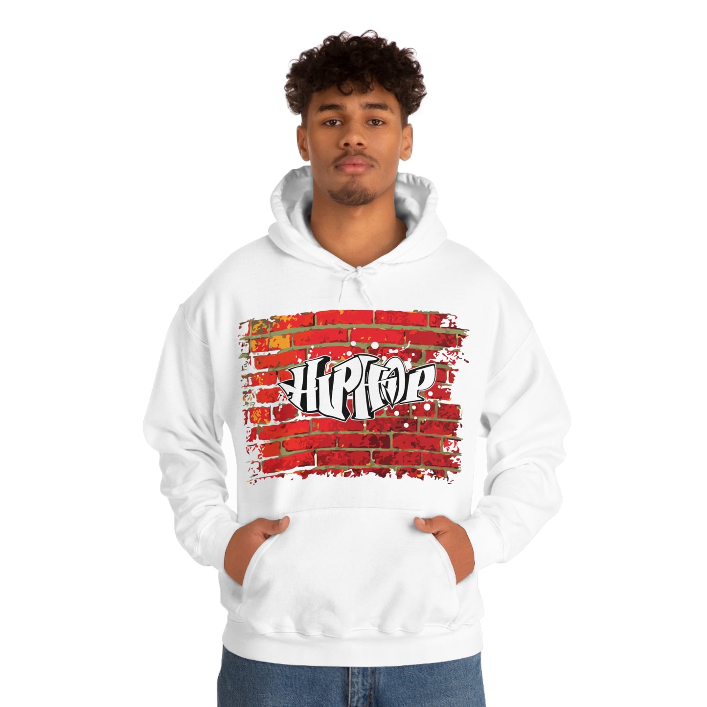 Hip Hop graffiti on the wall Hoodie