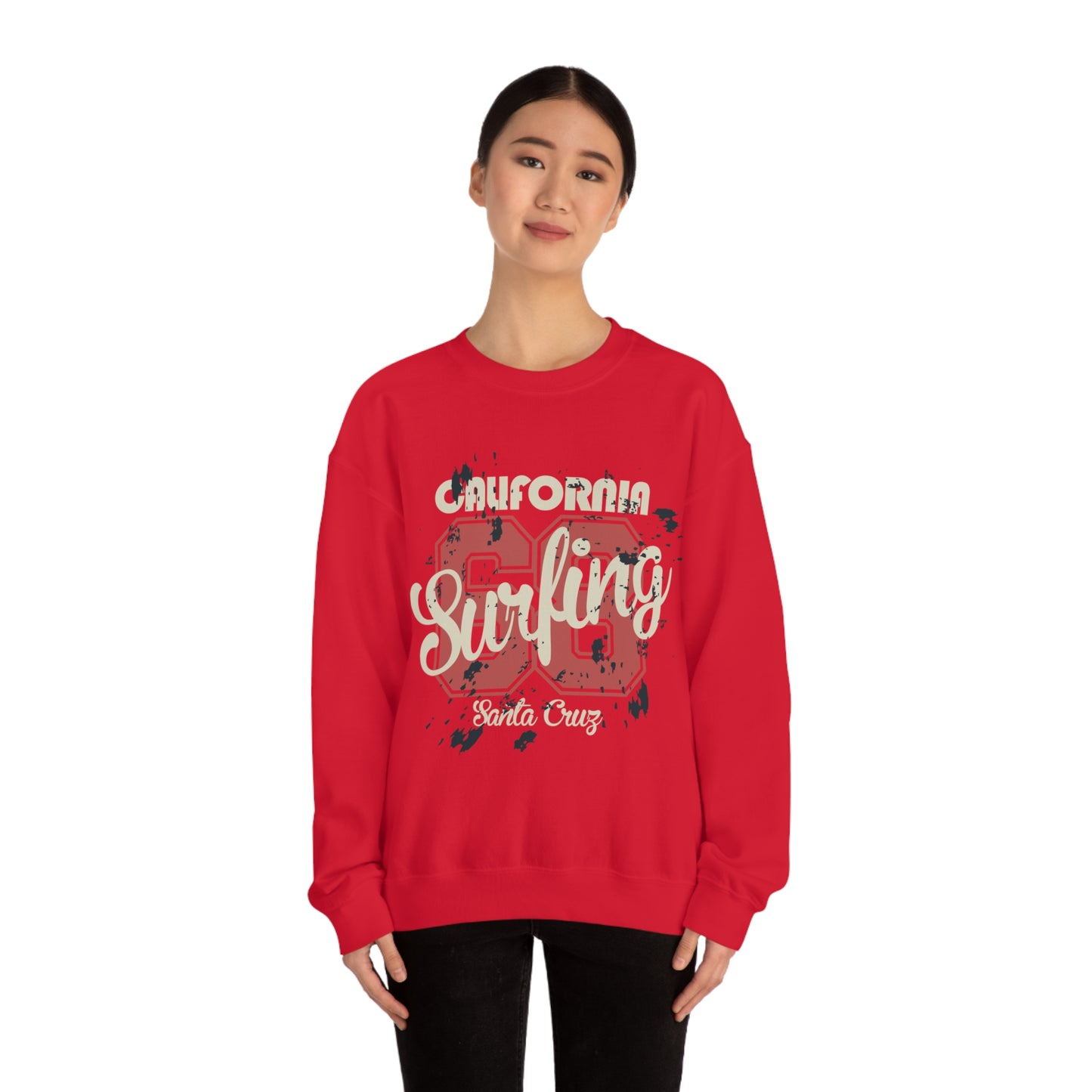 Santa Cruz Surfing Crewneck Sweatshirt