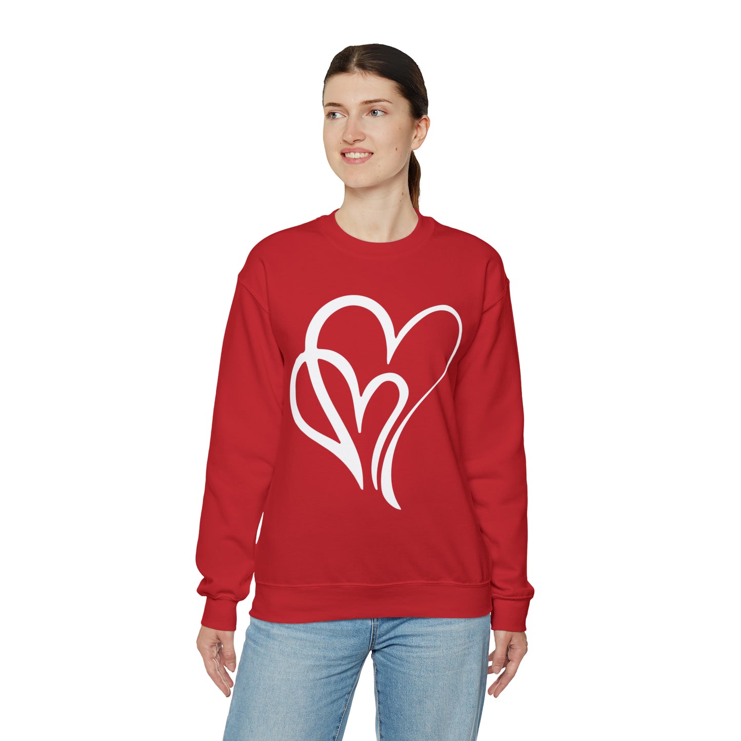 Love you 2 times Crewneck Sweatshirt