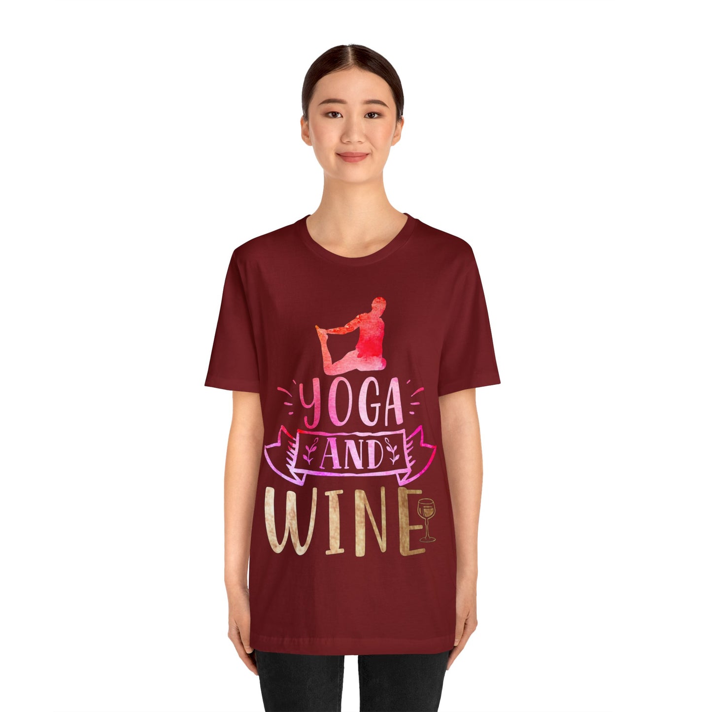 Yoga And Wine T-Shirt