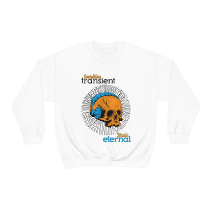 Everything transient_Music eternal Crewneck Sweatshirt