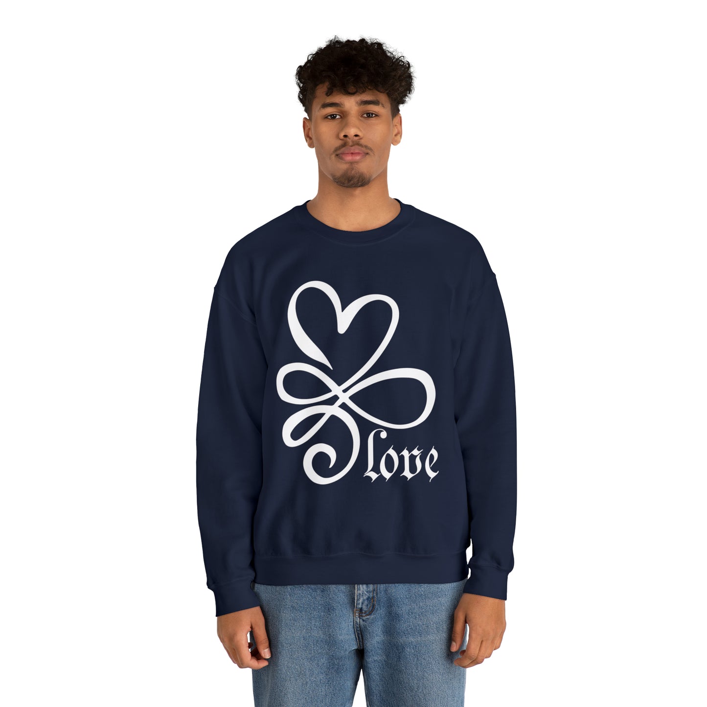 Infinity Heart Crewneck Sweatshirt