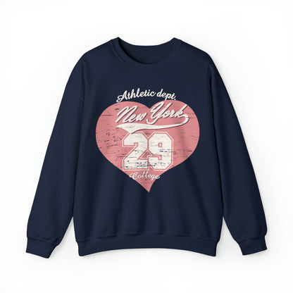 Love for NY College Crewneck Sweatshirt