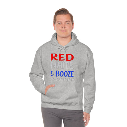 Red  White Booze Hoodie