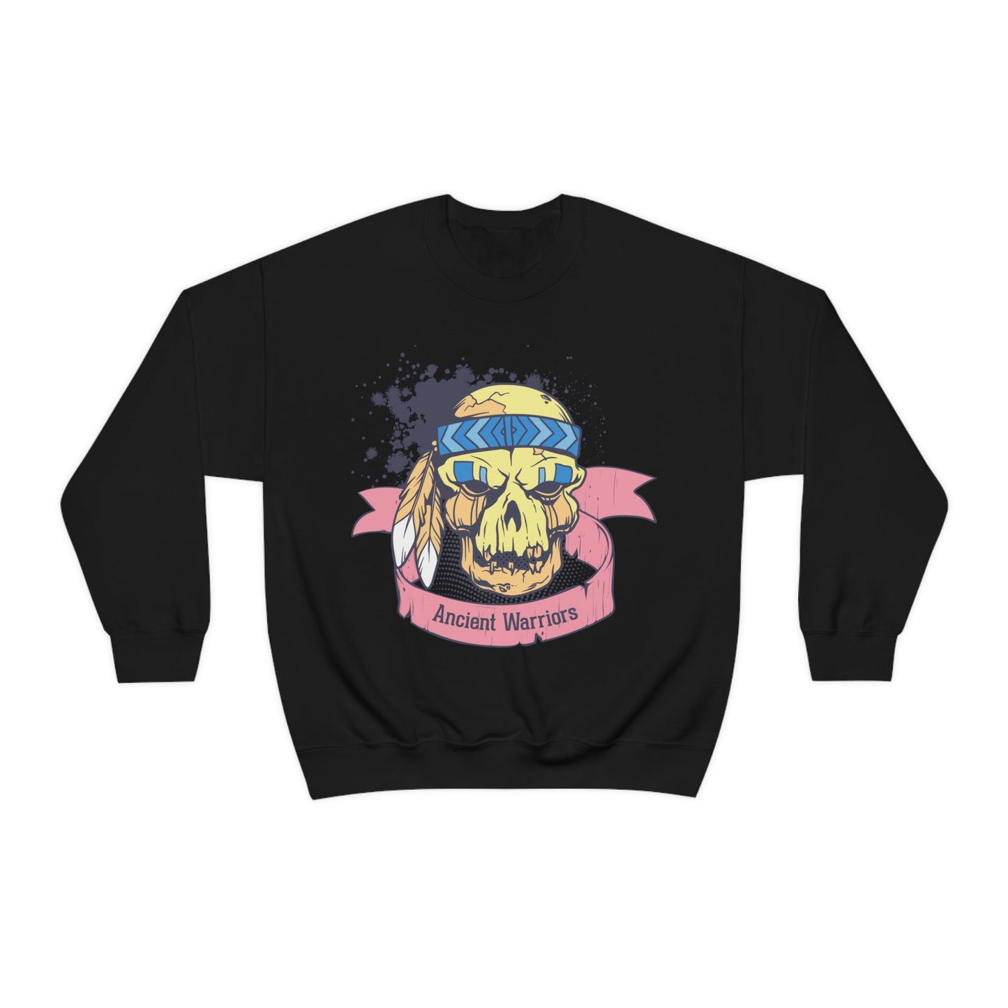 Ancient Warrior Skull Chief Crewneck Sweatshirt