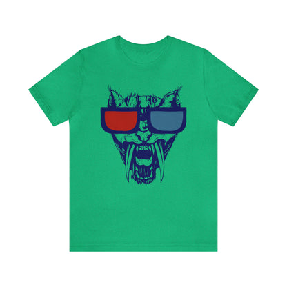 3D Glasses Tiger T-Shirt